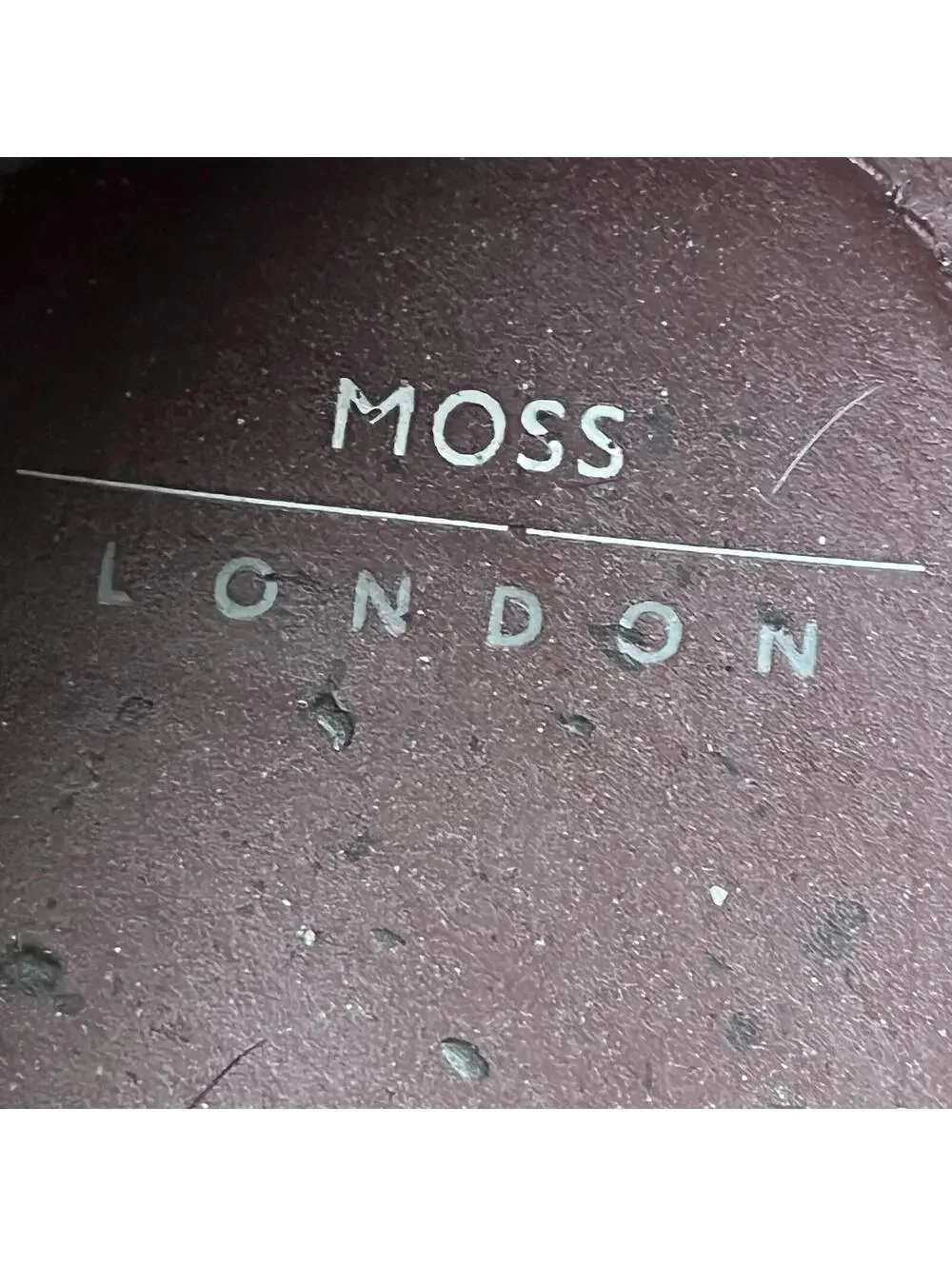 Moss London Burgundy Suede Horsebit Loafers Men’s EU 41 US 8 Preppy Academia